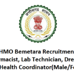 Pharmacist, Nurse, Dresser Government Job | CHMO, Bemetara, Chhattisgarh | Apply Fast Before – 30 June 2022